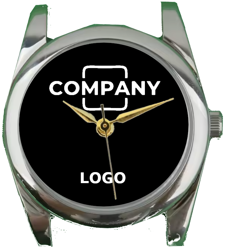 37mm Quartz Watch with Custom Picture on Dial