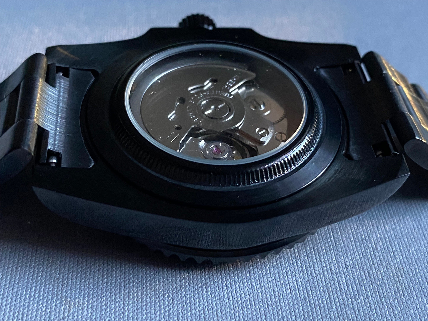 40MM PVD Submarine Divemaster Automatic mechanical NH34 - chose your bezel - White Dial - Smurf - Starbucks - Sub dive -