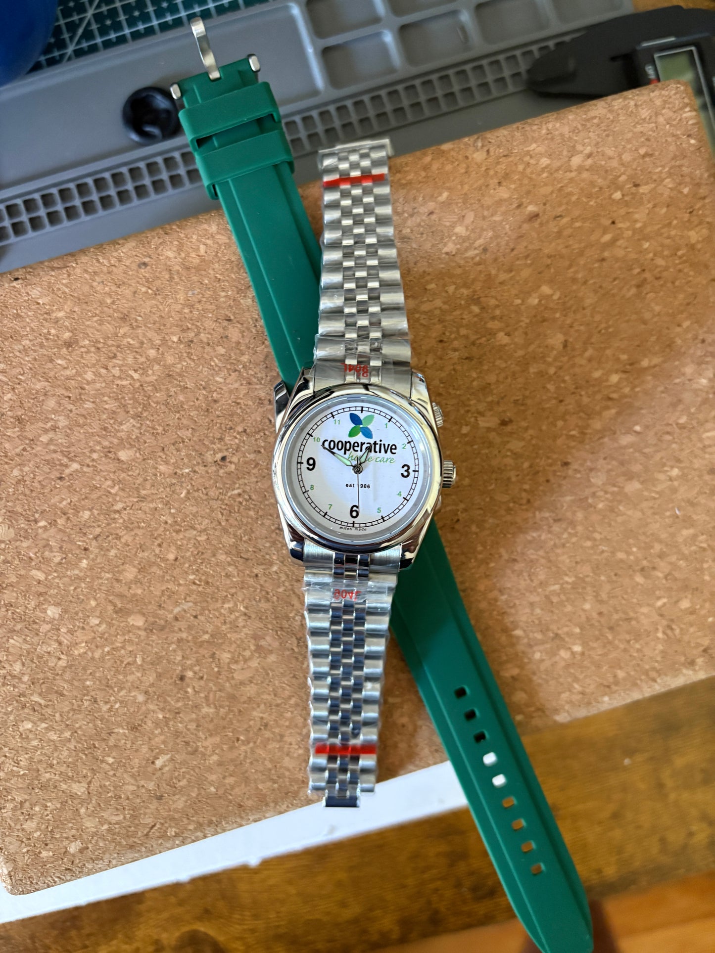 20mm silicone pin & buckle strap