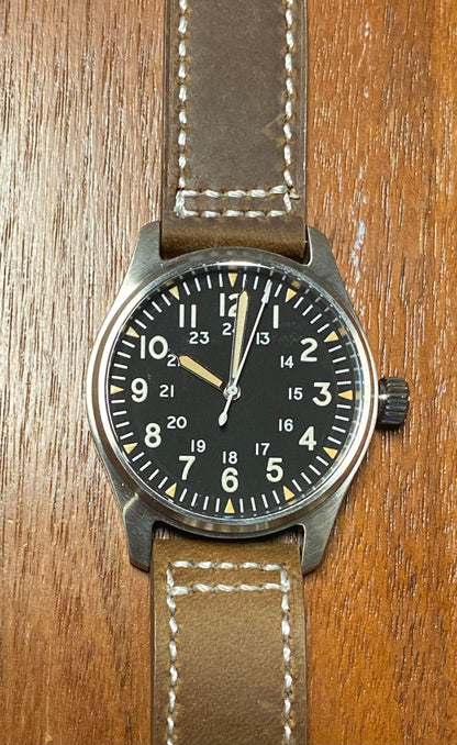 40mm Flieger Pilot Watch — Leather Strap