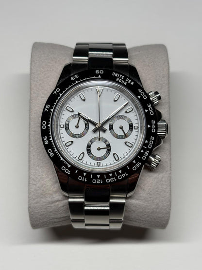 Panda Chronograph 40mm — Stainless Steel Sports Watch