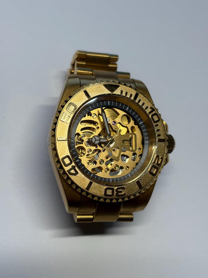 40mm Gold Skeleton Diver — Display Caseback, 1 of 1