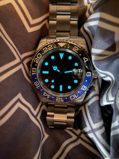 Diver 40mm — Black & blue Ceramic Bezel