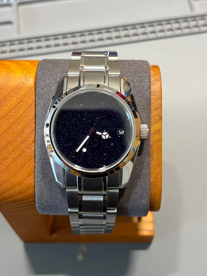 36mm Starry Night Stone Dial — Stainless Steel Automatic