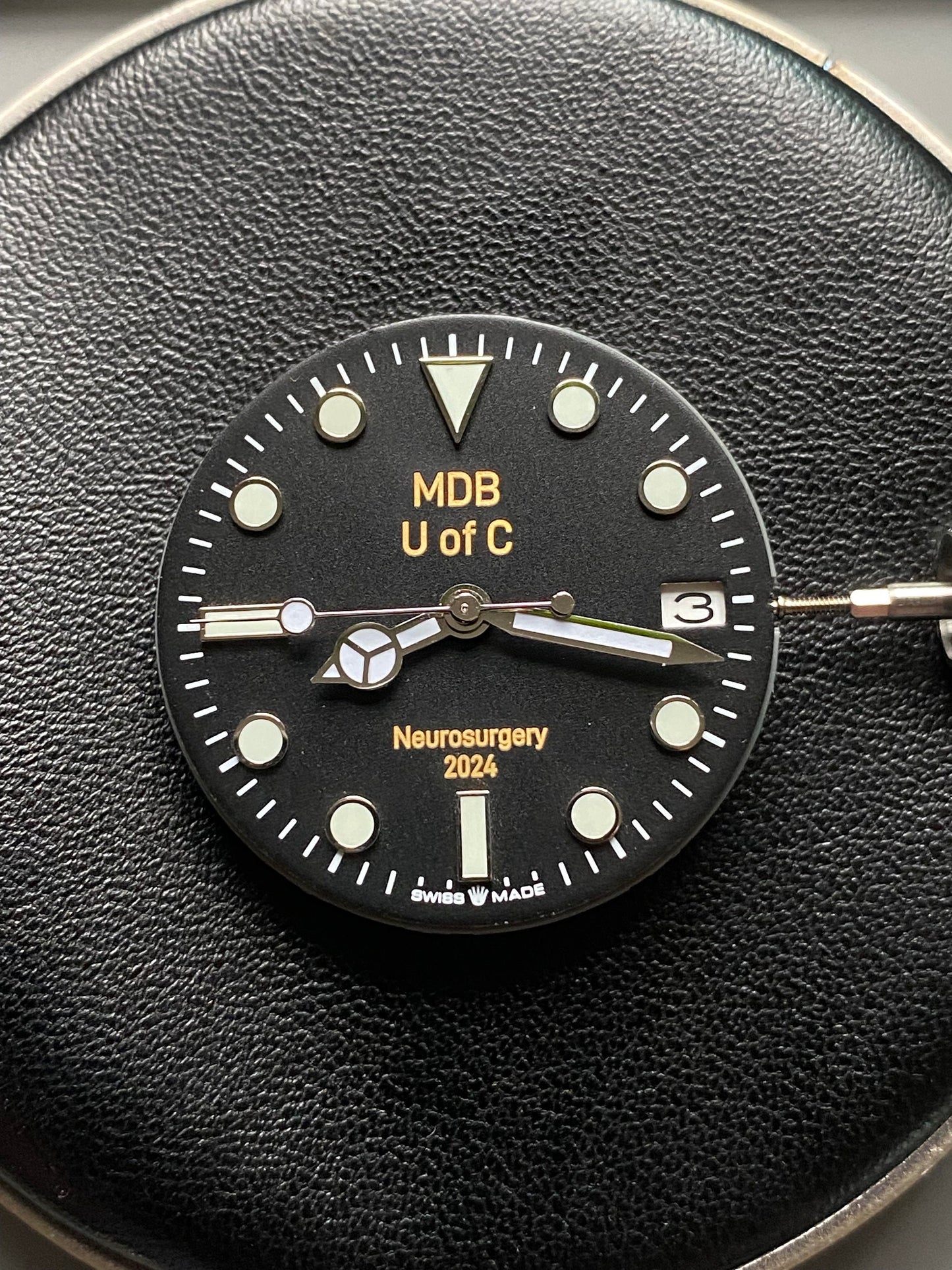 Custom dial - message first