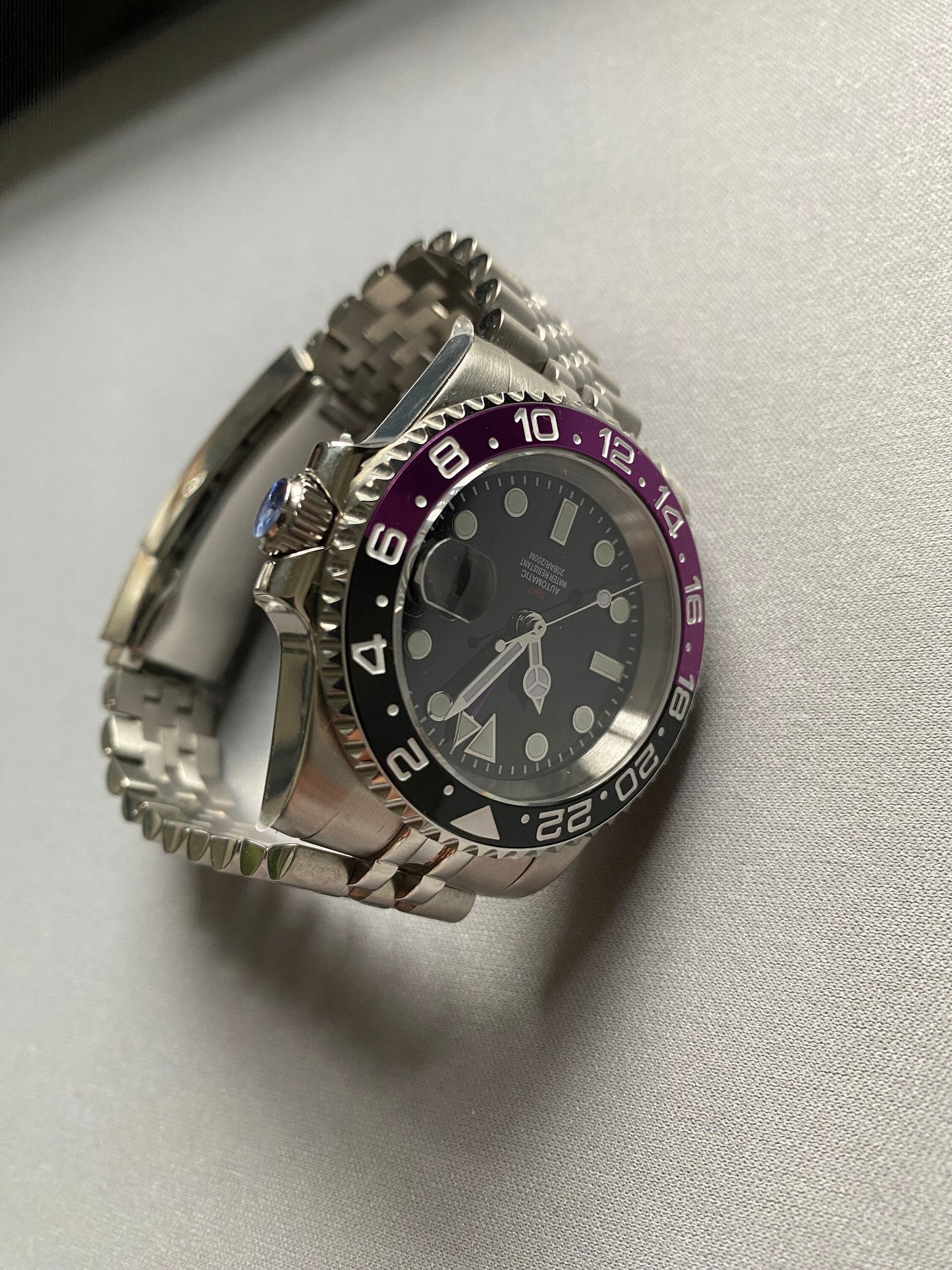 GMT 40mm — Purple Dial & Bezel, Jubilee or Oyster Bracelet