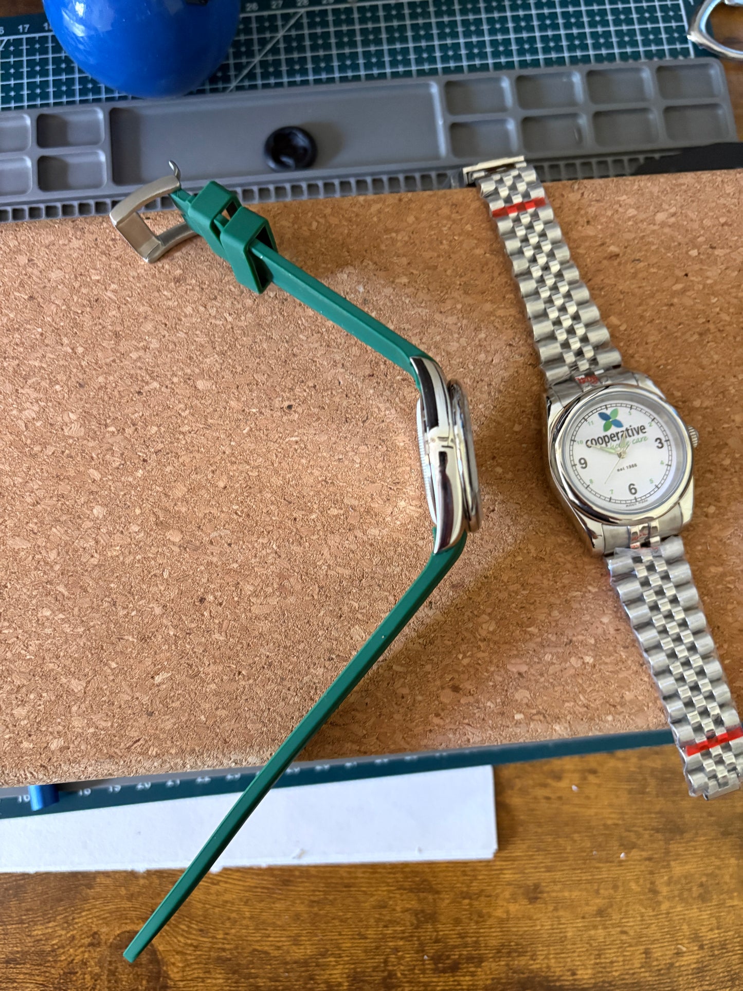 20mm silicone pin & buckle strap