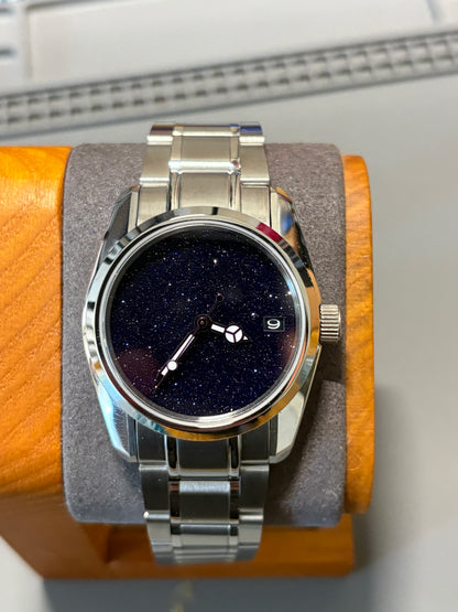 36mm Starry Night Stone Dial — Stainless Steel Automatic