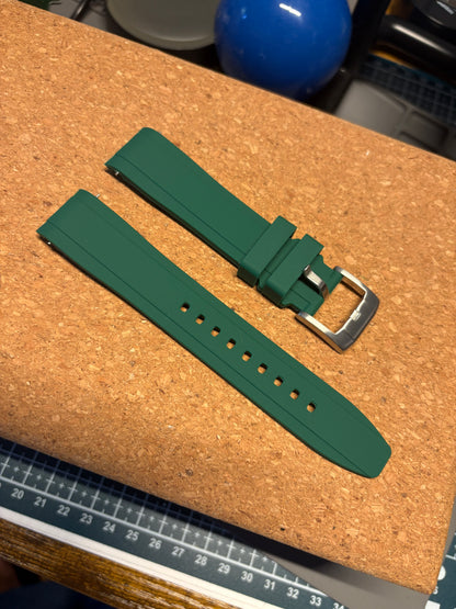 20mm silicone pin & buckle strap
