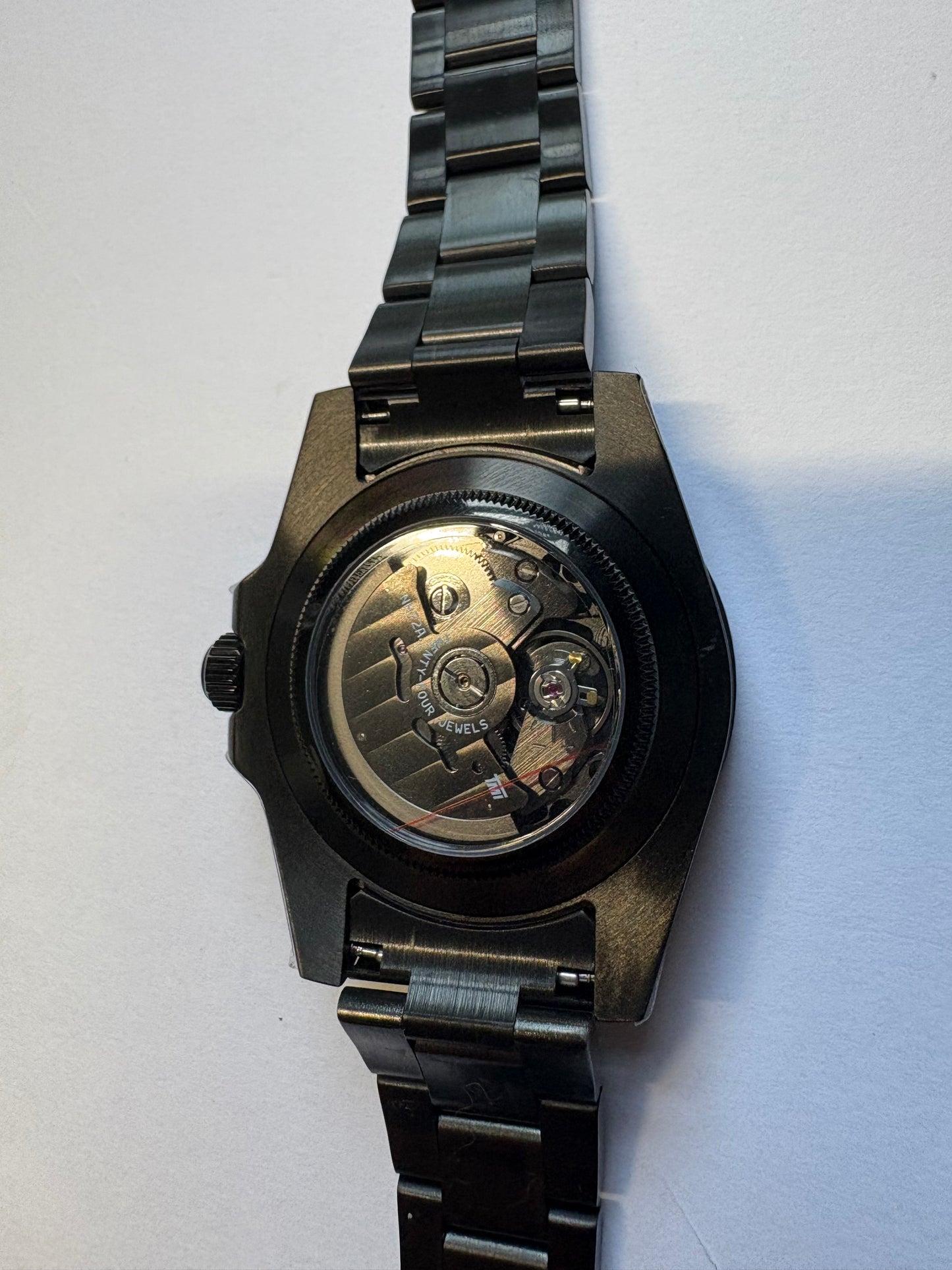 40mm Black PVD Skeleton Diver — Automatic