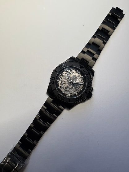 40mm Black PVD Skeleton Diver — Automatic