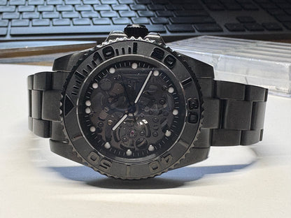 40mm Black PVD Skeleton Diver — Automatic