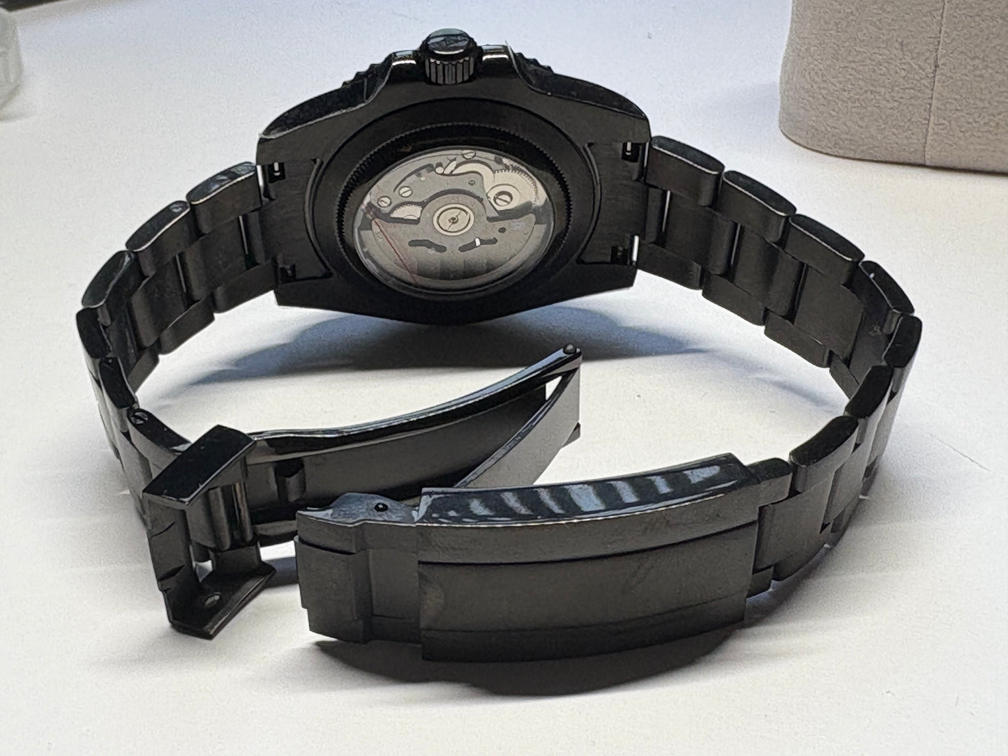 40mm Black PVD Skeleton Diver — Automatic