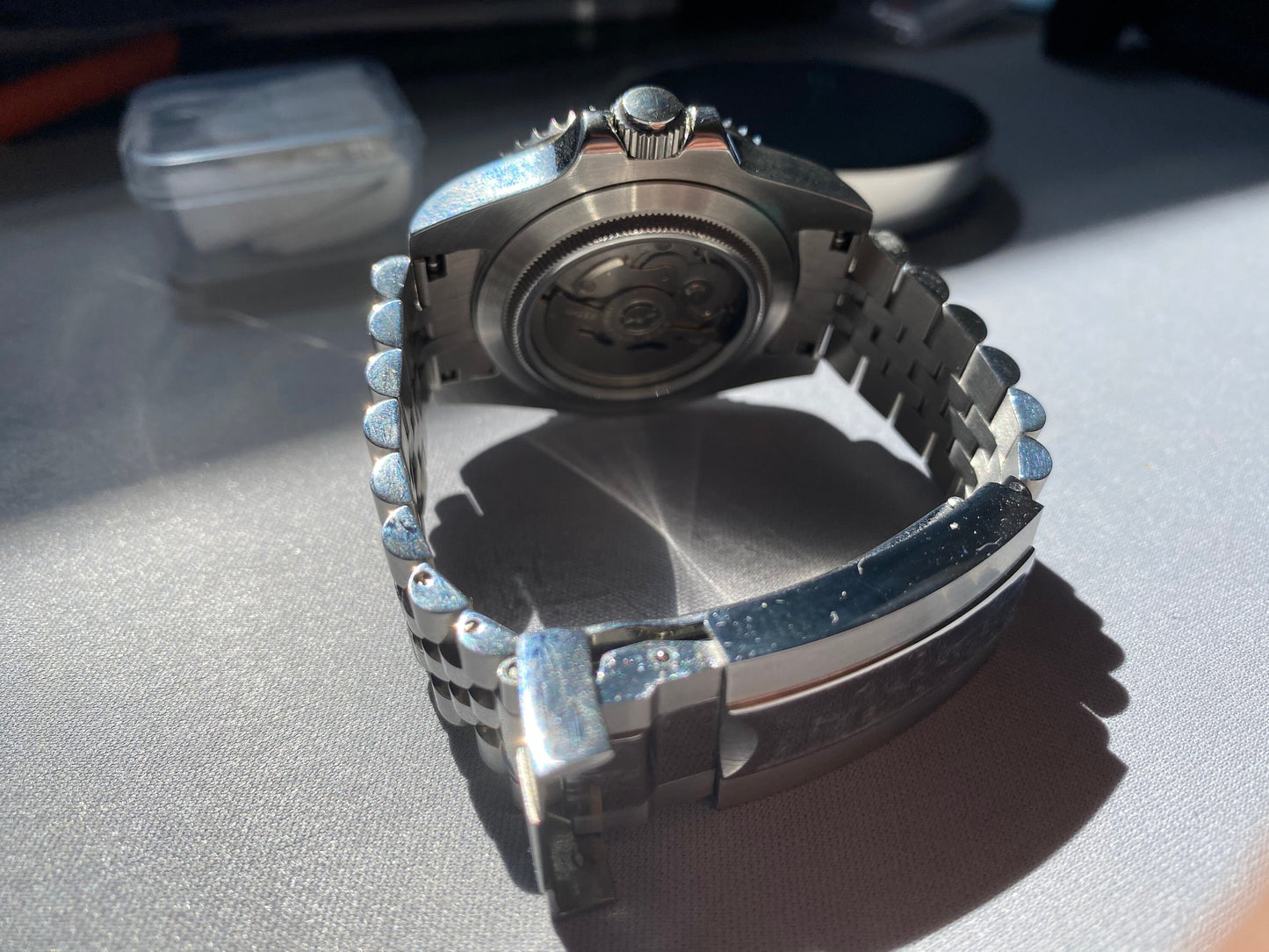 40mm Divemaster Pearl - Automatic NH35 movement - Handmade custom diver on jubilee