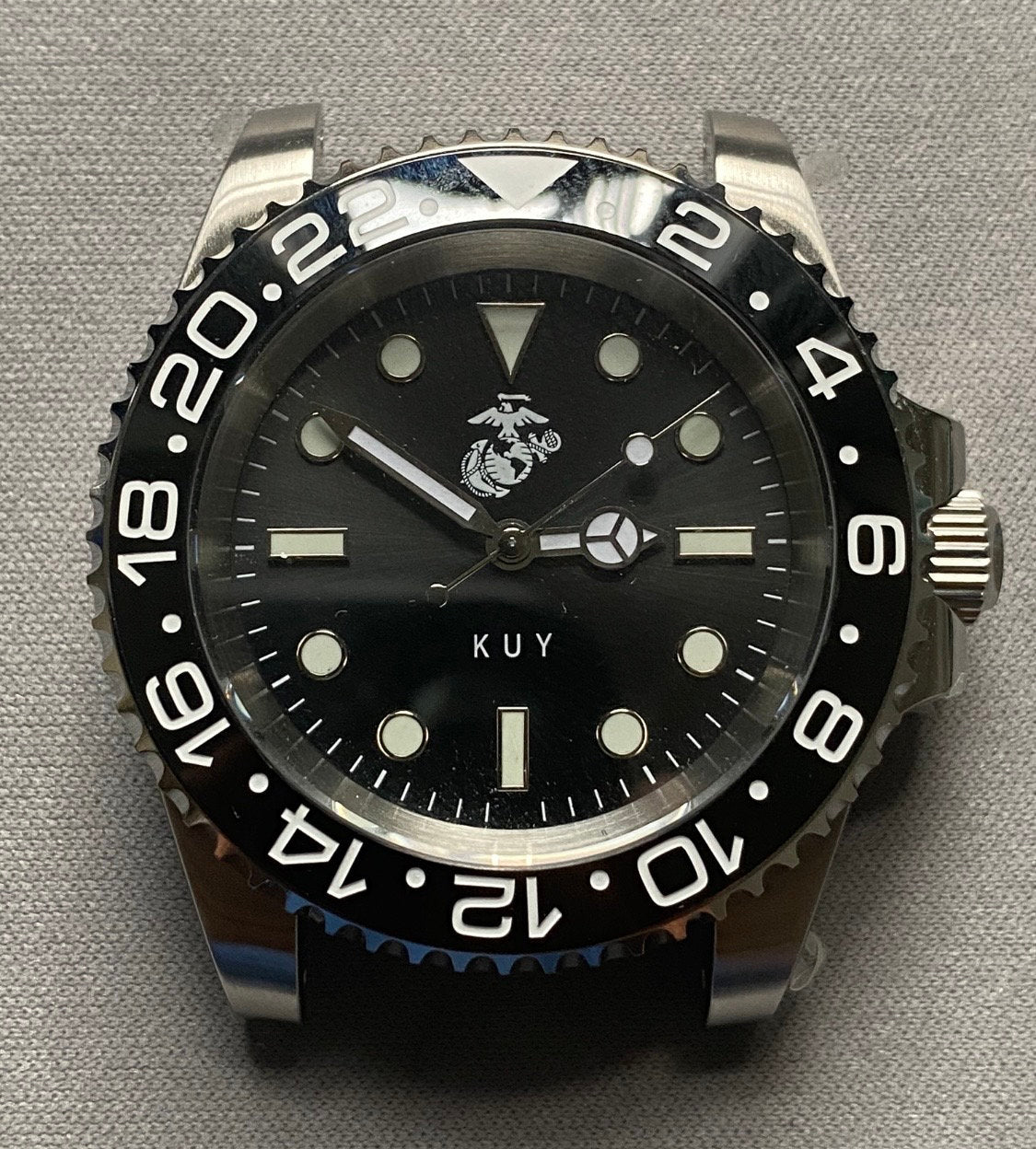 Custom dial - message first