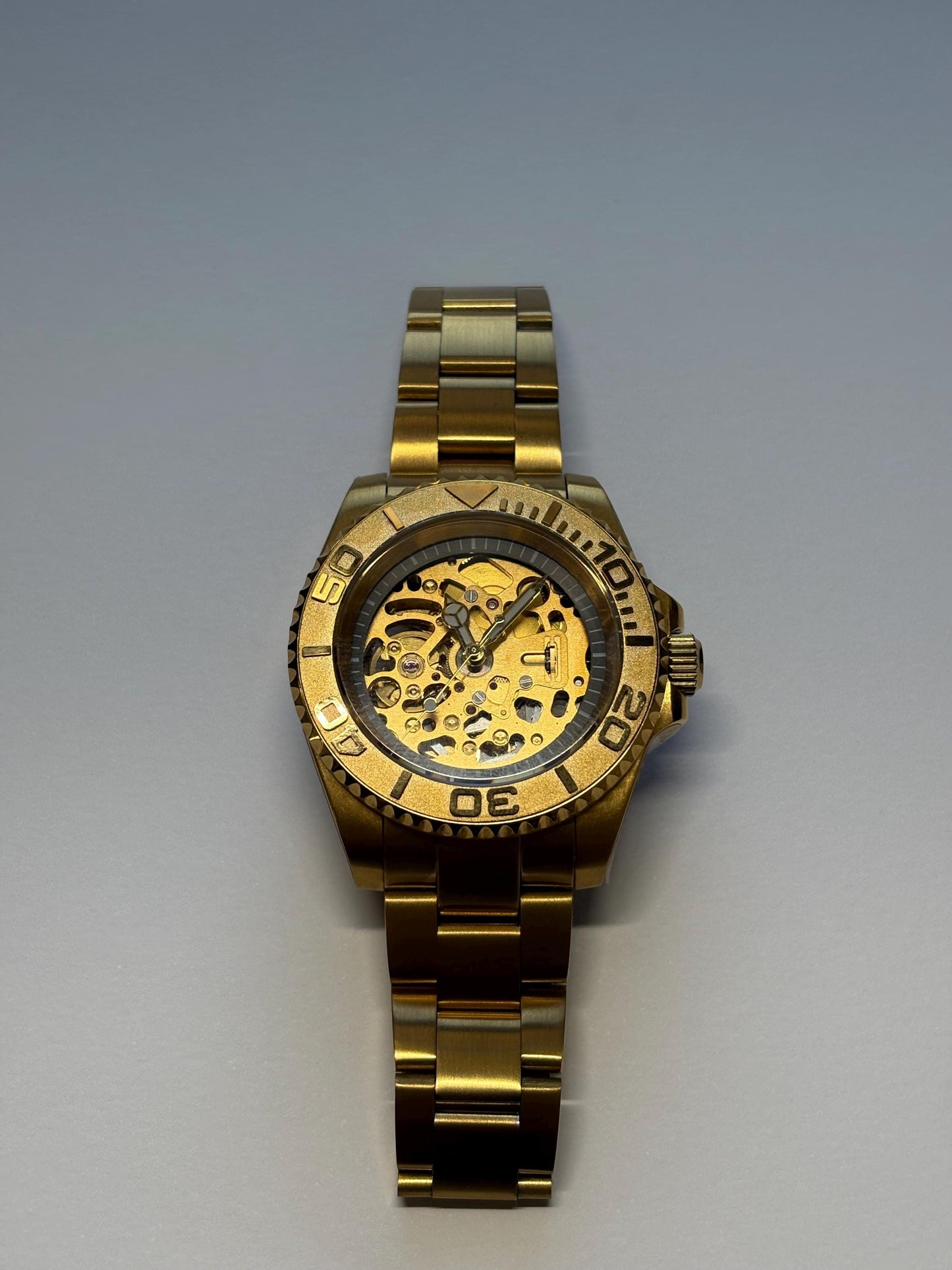 40mm Gold Skeleton Diver — Display Caseback, 1 of 1
