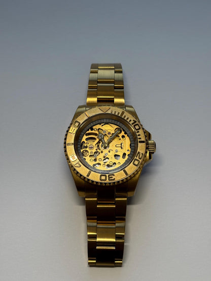 40mm Gold Skeleton Diver — Display Caseback, 1 of 1