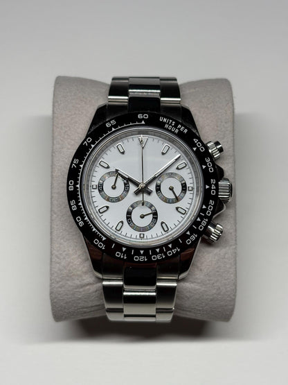 Panda Chronograph 40mm — Stainless Steel Sports Watch