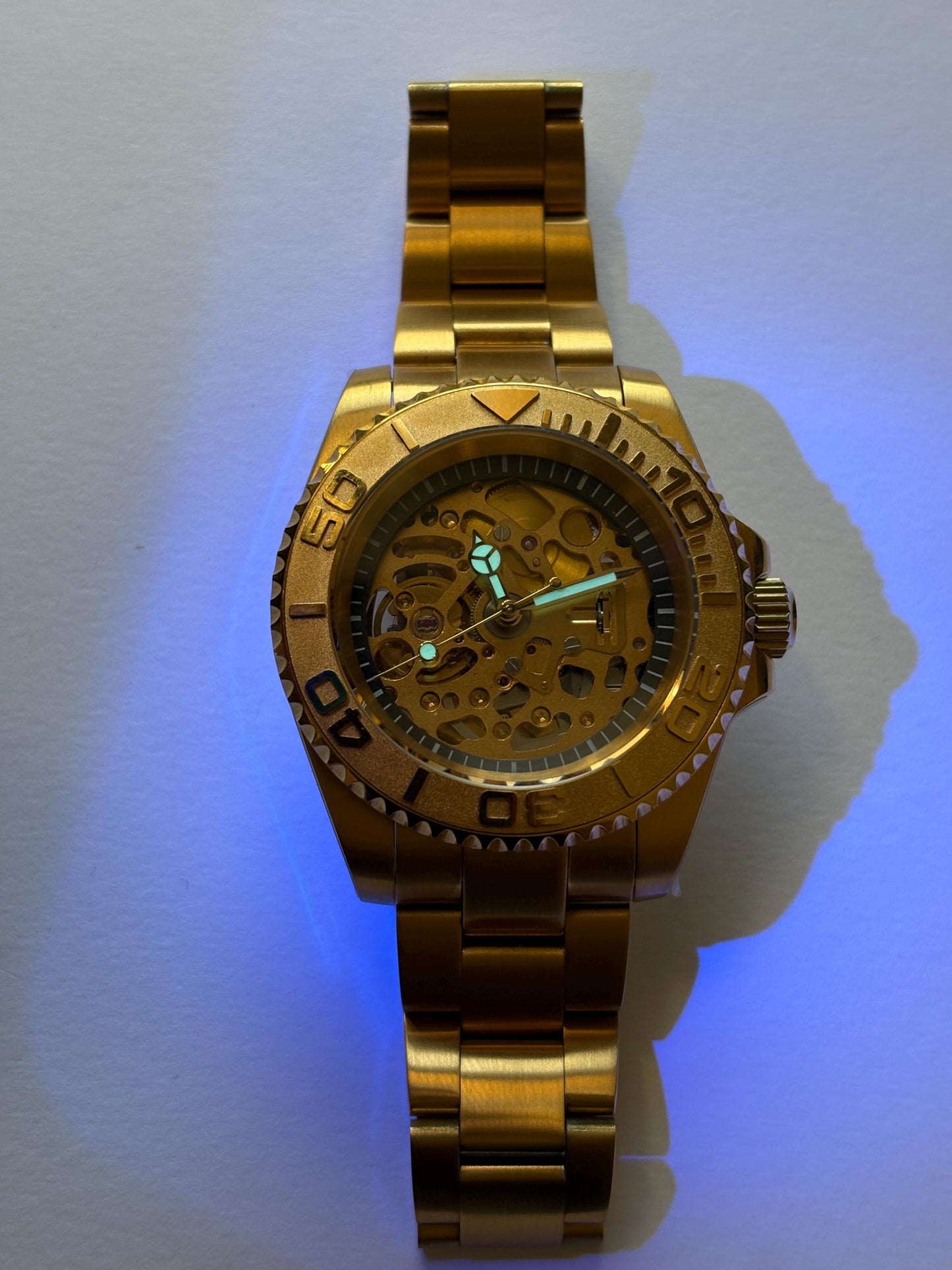 40mm Gold Skeleton Diver — Display Caseback, 1 of 1