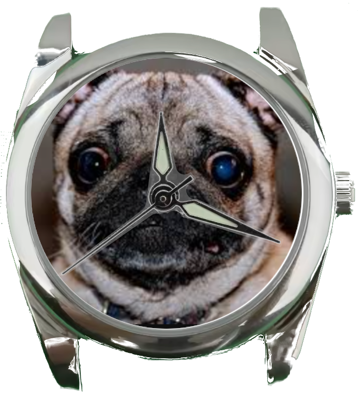 37mm Quartz Watch with Custom Picture on Dial