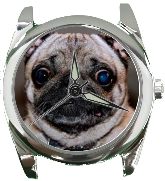 37mm Quartz Watch with Custom Picture on Dial